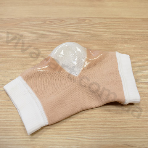 Шкарпетки з гелевим захистом для п'яти з відкритим носком, розмір універсальний, пара.